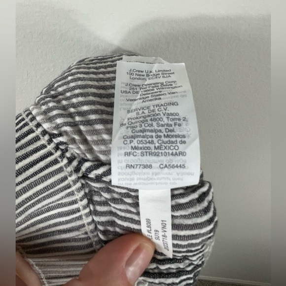 Shorts Pull-On Shorts Women's in Striped Check Cotton Summer Madewell - Picture 16 of 16